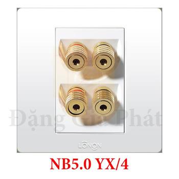 Ổ cắm Audio 04 đường dẫn NB5.0 YX/4